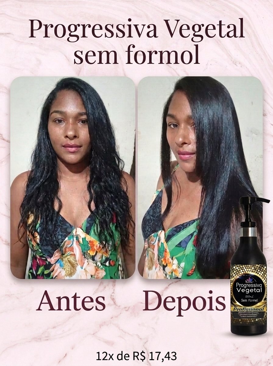 Progressiva Vegetal Havana - Antes e Depois
